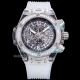 Copy Hublot Big Bang Unico Skeleton Watch Transparent Case White Rubber Band (2)_th.jpg